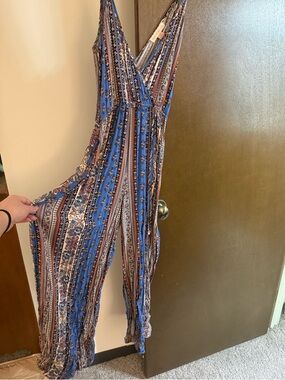 Band of Gypsies Boho Wrap Jumpsuit